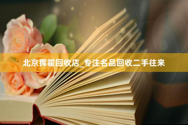 北京挥霍回收店_专注名品回收二手往来